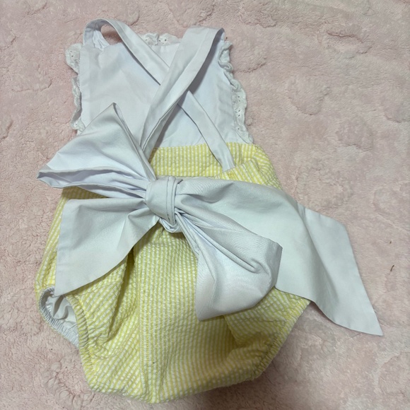 The Beaufort Bonnet Company yellow sunsuit - Picture 2 of 3